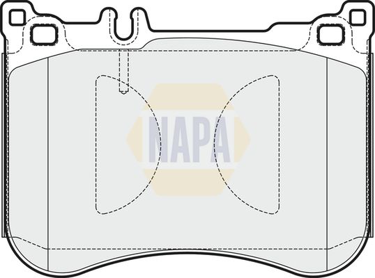 Napa NBP1894 Brake Pad Set, disc brake - 1