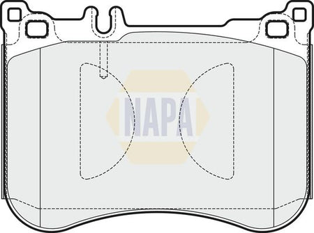 Napa NBP1894 Brake Pad Set, disc brake - 1