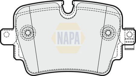 Napa NBP1895 Brake Pad Set, disc brake - 1