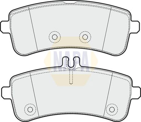 Napa NBP1898 Brake Pad Set, disc brake - 1
