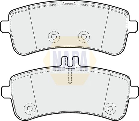 Napa NBP1898 Brake Pad Set, disc brake - 1