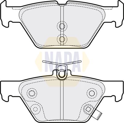 Napa NBP1900 Brake Pad Set, disc brake - 1