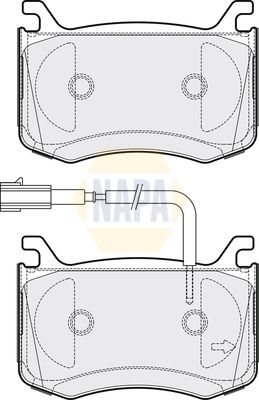 Napa NBP1903 Brake Pad Set, disc brake - 1