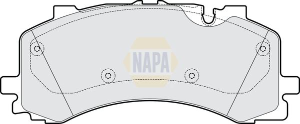 Napa NBP1905 Brake Pad Set, disc brake - 1