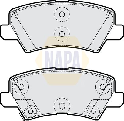 Napa NBP1908 Brake Pad Set, disc brake - 1