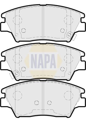 Napa NBP1911 Brake Pad Set, disc brake - 1