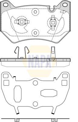 Napa NBP1914 Brake Pad Set, disc brake - 1