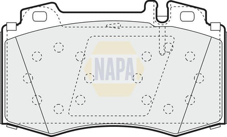 Napa NBP1946 Brake Pad Set, disc brake - 1