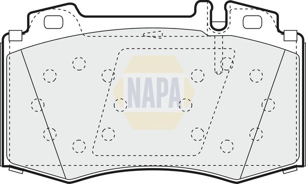 Napa NBP1946 Brake Pad Set, disc brake - 1