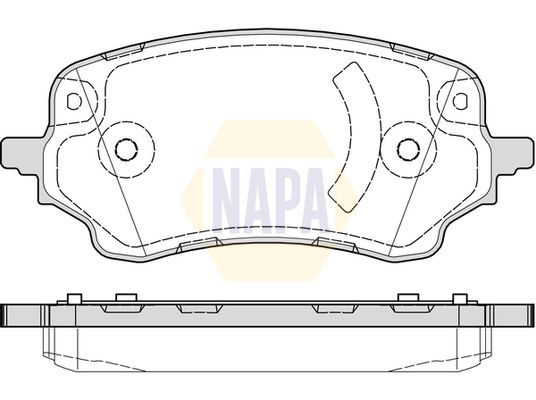 Napa NBP1949 Brake Pad Set, disc brake - 1