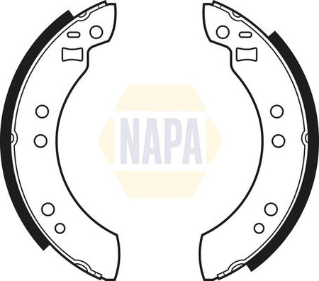 Napa NBS1003 Brake Shoe Set - 1