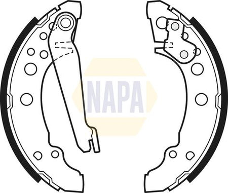 Napa NBS1005 Brake Shoe Set - 1