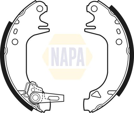 Napa NBS1006 Brake Shoe Set - 1