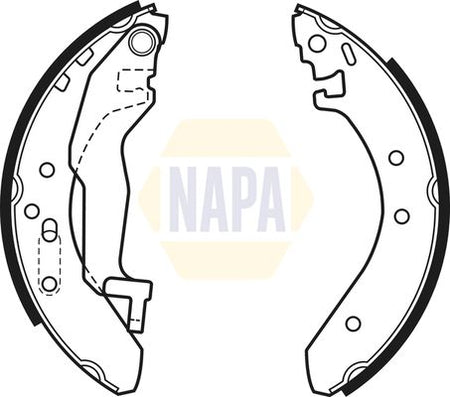 Napa NBS1012 Brake Shoe Set - 1