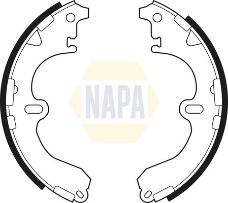 Napa NBS1013 Brake Shoe Set - 1