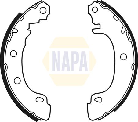 Napa NBS1026 Brake Shoe Set - 1