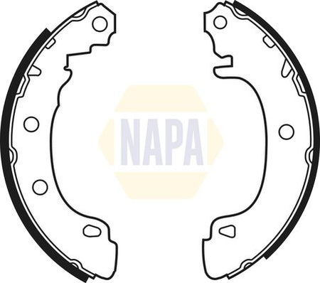 Napa NBS1026 Brake Shoe Set - 1