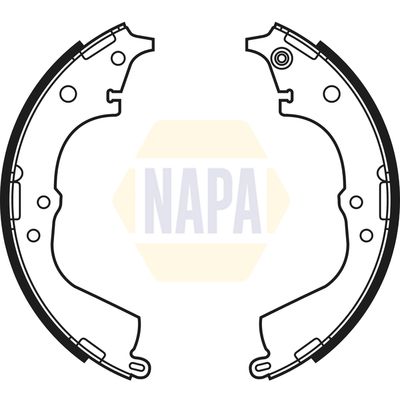 Napa NBS1029 Brake Shoe Set - 1