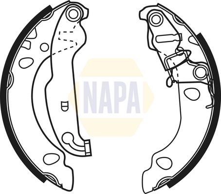 Napa NBS1044 Brake Shoe Set - 1