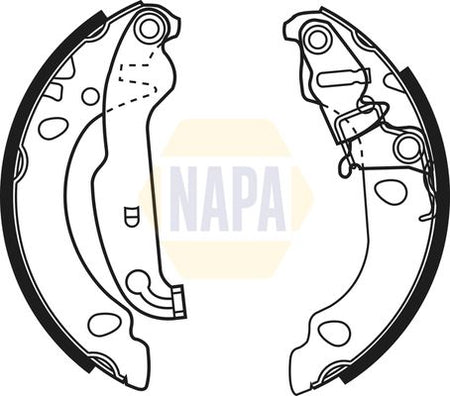 Napa NBS1044 Brake Shoe Set - 1