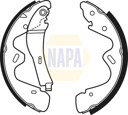 Napa NBS1056 Brake Shoe Set - 1