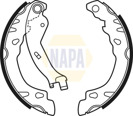 Napa NBS1059 Brake Shoe Set - 1