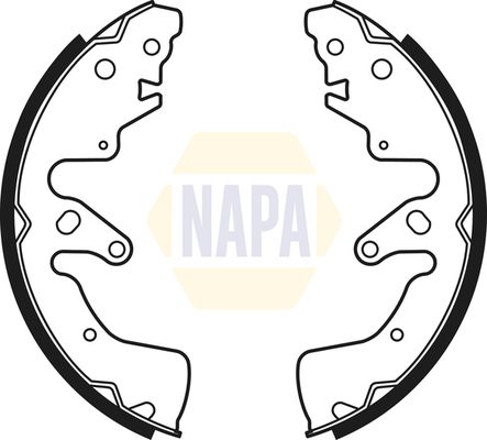 Napa NBS1070 Brake Shoe Set - 1