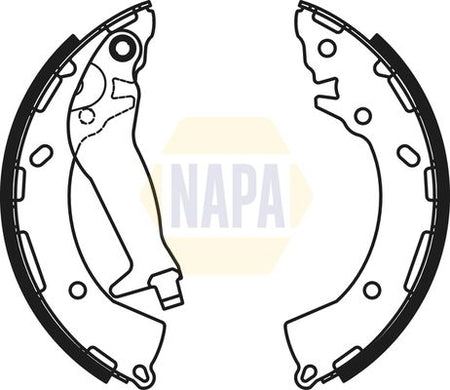 Napa NBS1080 Brake Shoe Set - 1