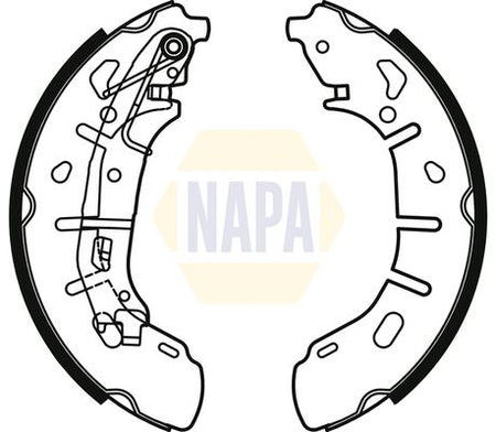 Napa NBS1085 Brake Shoe Set - 1