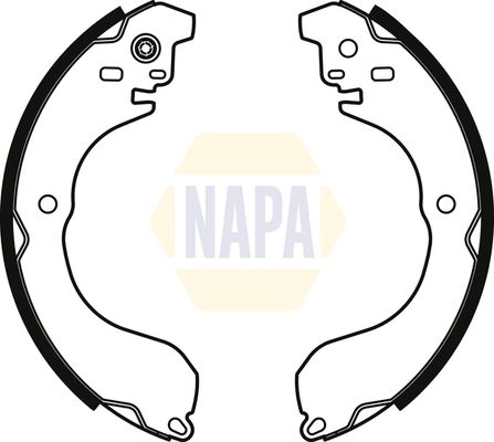 Napa NBS1086 Brake Shoe Set - 1