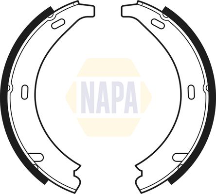 Napa NBS5001 Brake Shoe Set, parking brake - 1