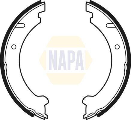 Napa NBS5003 Brake Shoe Set, parking brake - 1