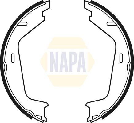 Napa NBS5005 Brake Shoe Set, parking brake - 1