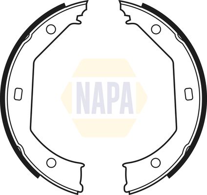 Napa NBS5006 Brake Shoe Set, parking brake - 1