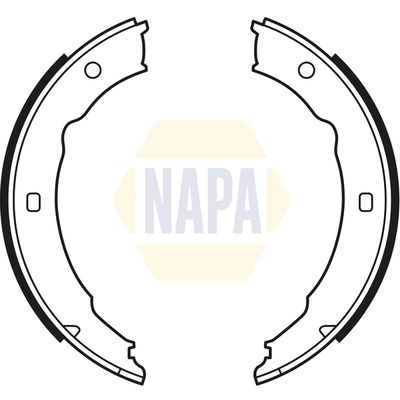 Napa NBS5008 Brake Shoe Set, parking brake - 1