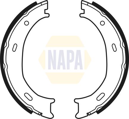 Napa NBS5010 Brake Shoe Set, parking brake - 1