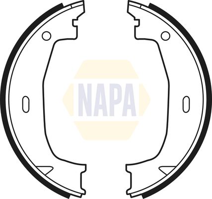 Napa NBS5011 Brake Shoe Set, parking brake - 1