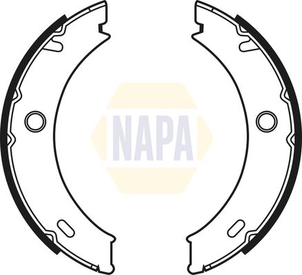 Napa NBS5012 Brake Shoe Set, parking brake - 1