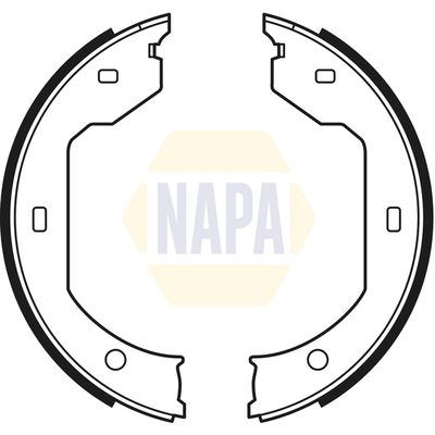Napa NBS5013 Brake Shoe Set, parking brake - 1