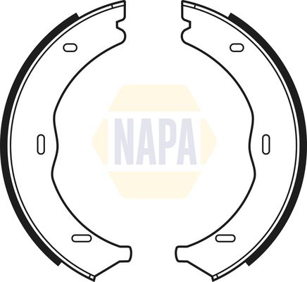 Napa NBS5018 Brake Shoe Set, parking brake - 1