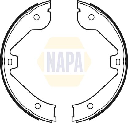 Napa NBS5019 Brake Shoe Set, parking brake - 1