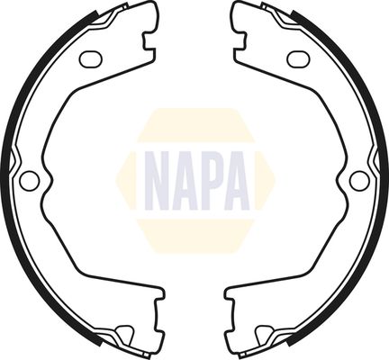 Napa NBS5022 Brake Shoe Set, parking brake - 1