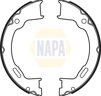 Napa NBS5028 Brake Shoe Set, parking brake - 1