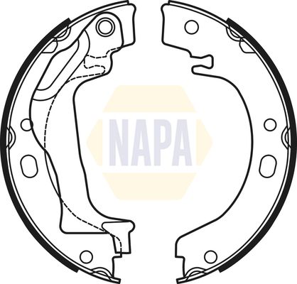 Napa NBS5032 Brake Shoe Set, parking brake - 1