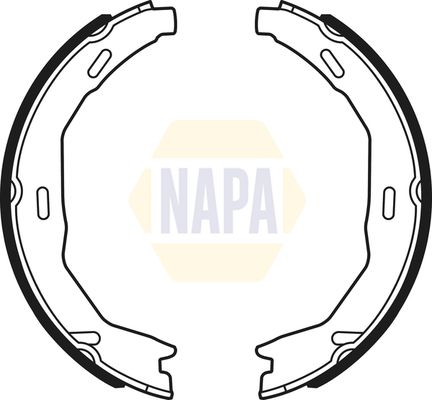 Napa NBS5034 Brake Shoe Set, parking brake - 1
