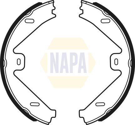 Napa NBS5035 Brake Shoe Set, parking brake - 1
