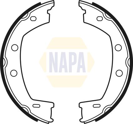 Napa NBS5036 Brake Shoe Set, parking brake - 1