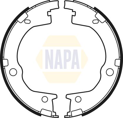 Napa NBS5038 Brake Shoe Set, parking brake - 1