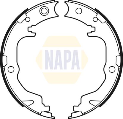 Napa NBS5042 Brake Shoe Set, parking brake - 1