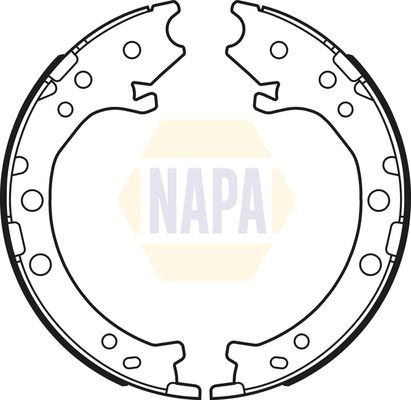 Napa NBS5044 Brake Shoe Set, parking brake - 1